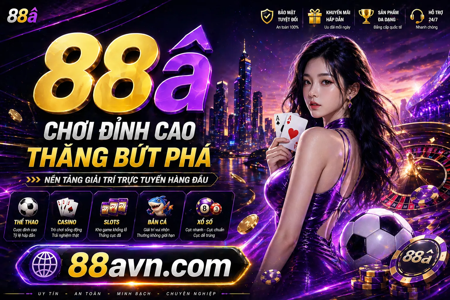 Hình ảnh chính của Slot Game win79 app với giao diện sang trọng và các biểu tượng nổ hũ lấp lánh.